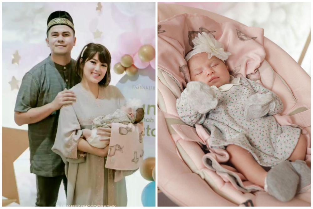 10 Potret Tasyakuran Akikah Anak Handika Pratama dan Rosiana Dewi
