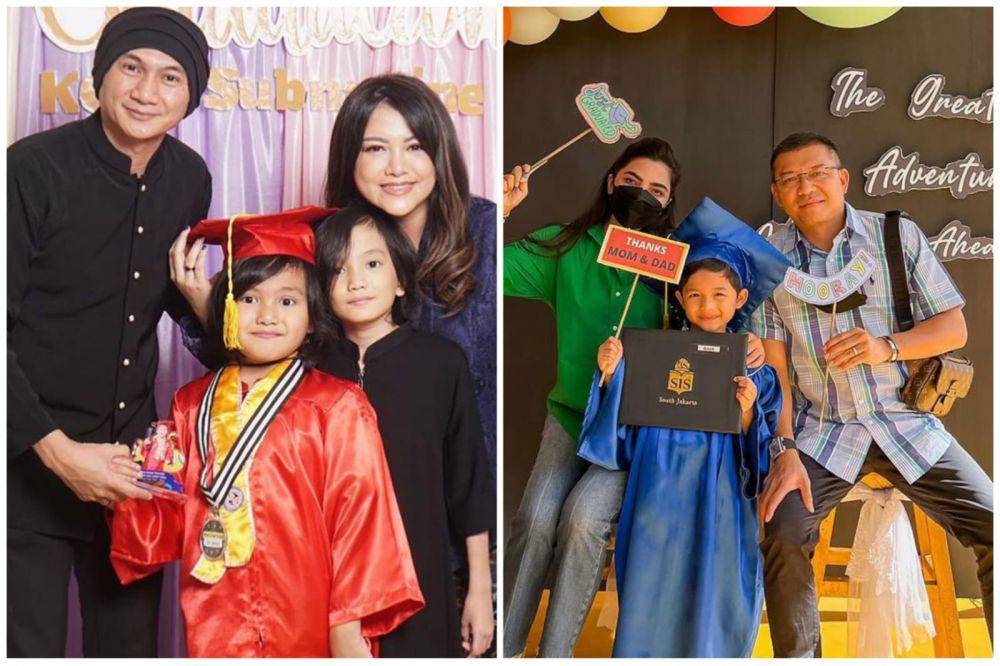 anak seleb lulus TK (instagram.com/duniamanji | instagram.com/ashanty_ash)