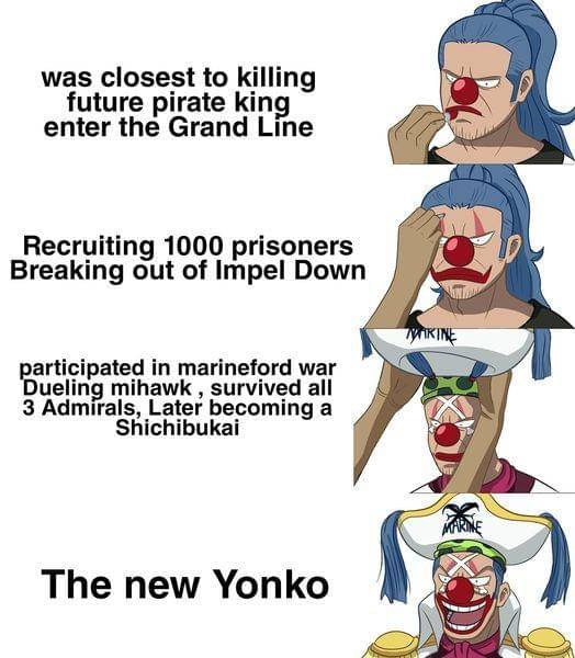 Sekilas perjalanan Buggy menjadi Yonkou ( Dok. facebook.com/Ar Kr)