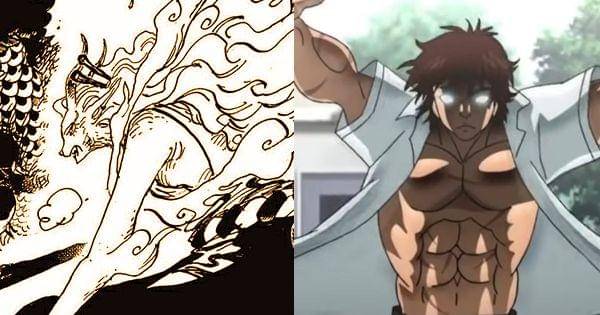 Baki dan Yamato sedang bertarung ( Dok. Netflix / Baki )( Dok. Shueisha / One Piece )