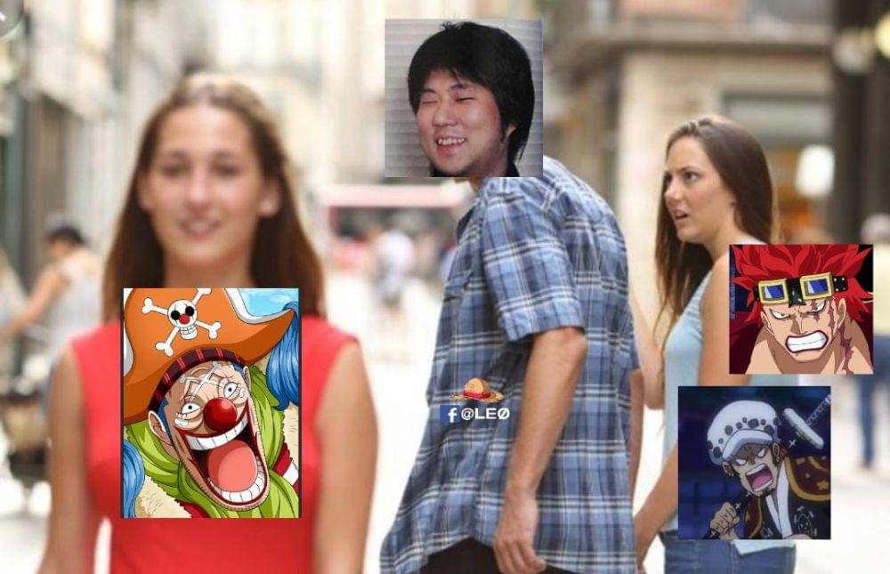 Oda yang malah memilih Buggy jadi Yonkou baru ( Dok. facebook.com/Leø)