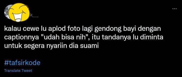 tanda kode gebetan kocak (twitter.com)