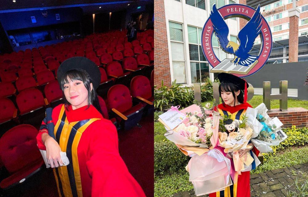 10 Potret Wisuda Cindy Gulla, Sandang Gelar Magister Hukum