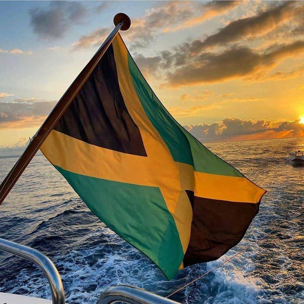 ilustrasi bendera Jamaika (instagram.com/seasidevillaja)
