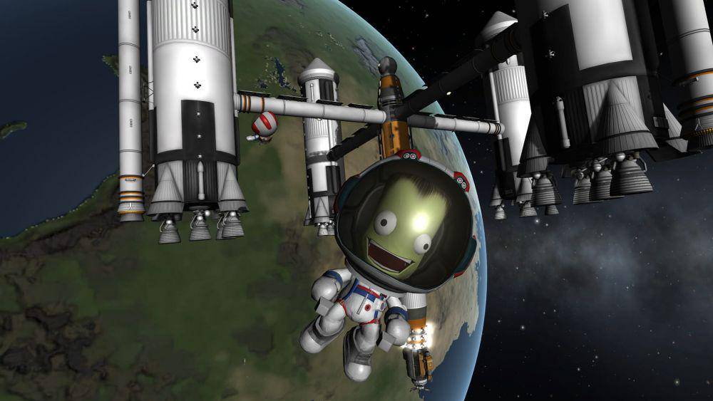 Ilustrasi game bertema roket yang dapat kamu mainkan (kerbalspaceprogram.com)