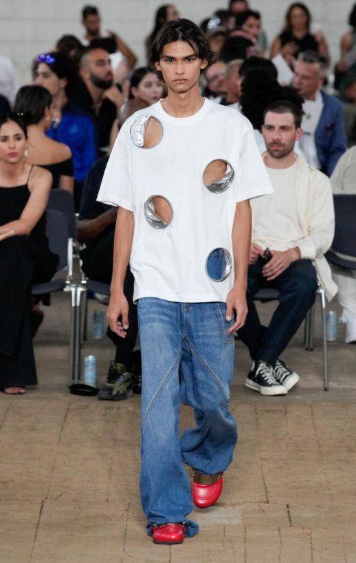 Fashion Look Pria Anti mainstream dari JW Anderson di Milan Fashion Week Men's SS23 (milanofashionweek.cameramoda.it)