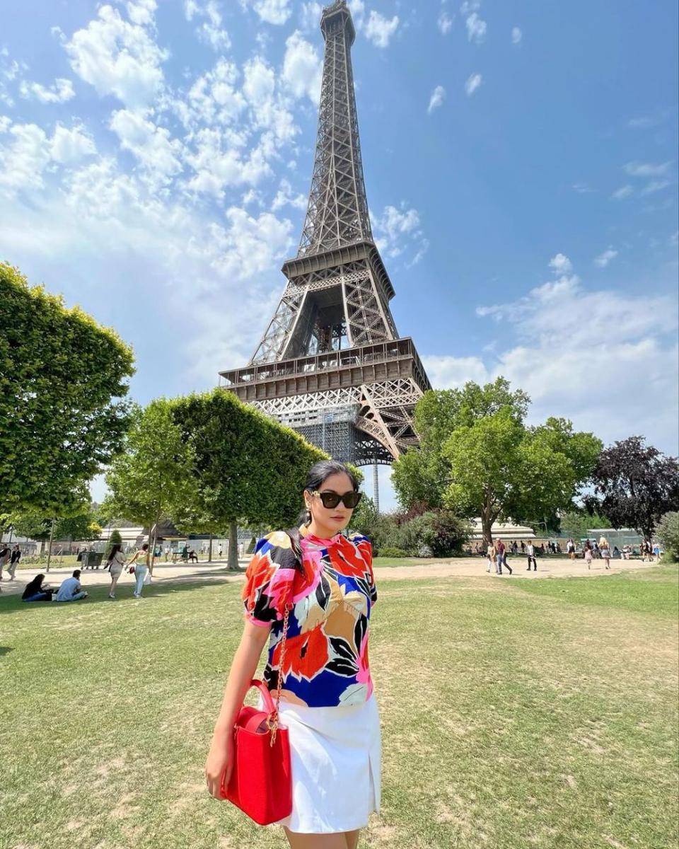 potret Titi Kamal di Paris (instagram.com/titi_kamall)