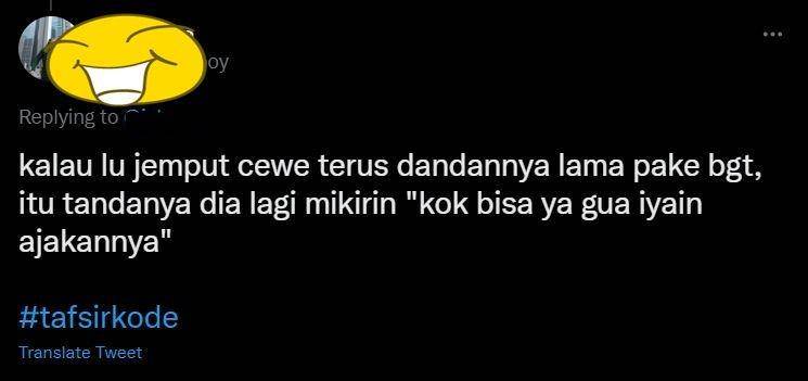 tanda kode gebetan kocak (twitter.com)