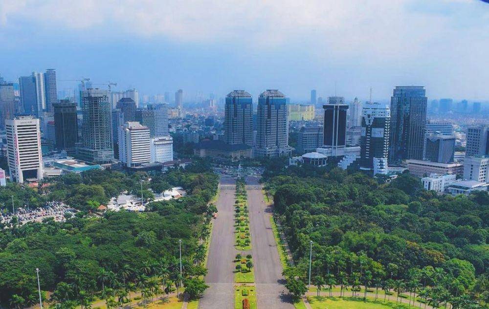 Ilustrasi taman di Jakarta (instagram.com/mitrakitatour)