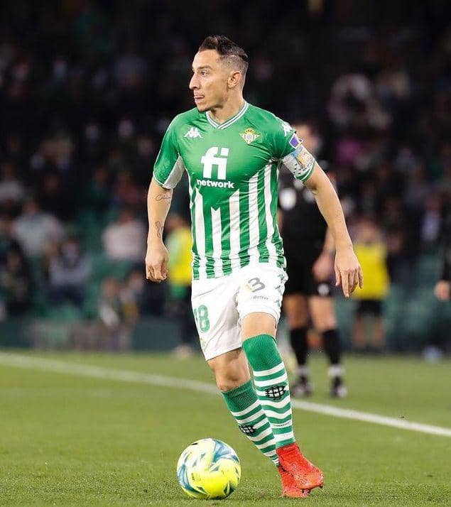 Andres Guardado ketika membela Real Betis. (instagram.com/andresgua18)