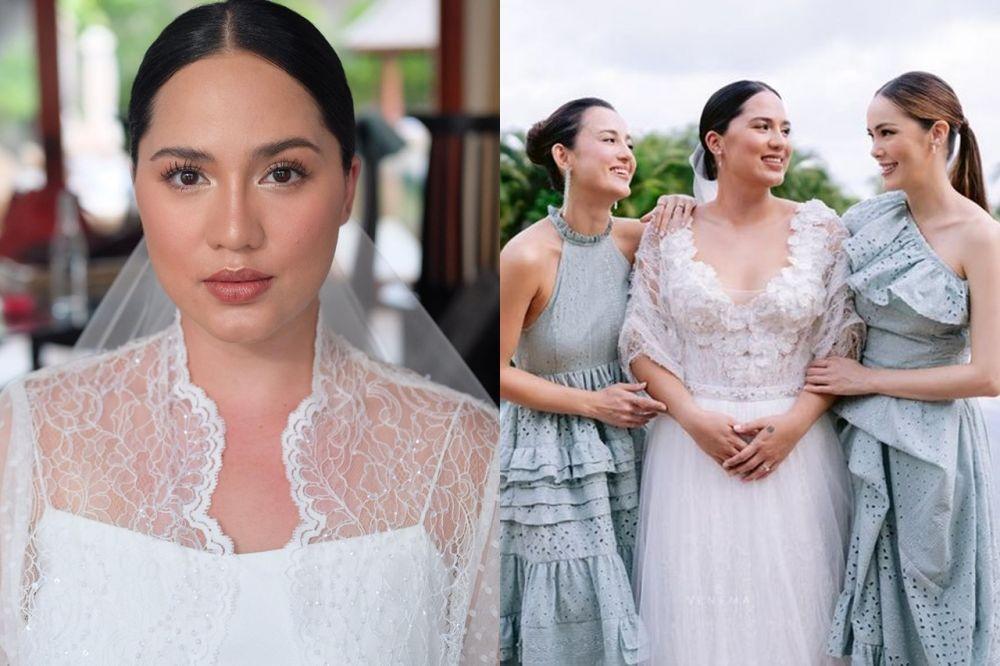 9 Makeup dan Gaun Pernikahan Adik Cathy Sharon dan Julie Estelle