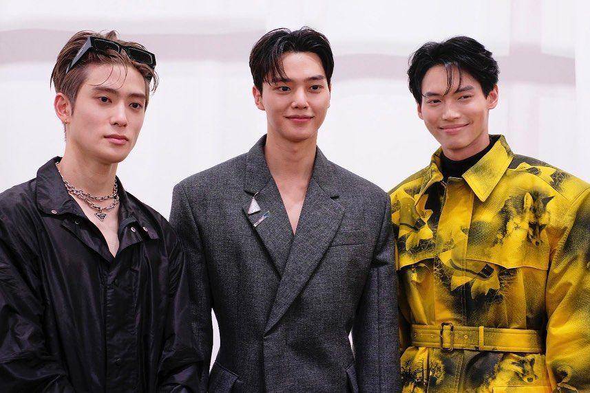 Win Metawin, Song Kang, dan Jaehyun (Instagram.com/winmetawin)