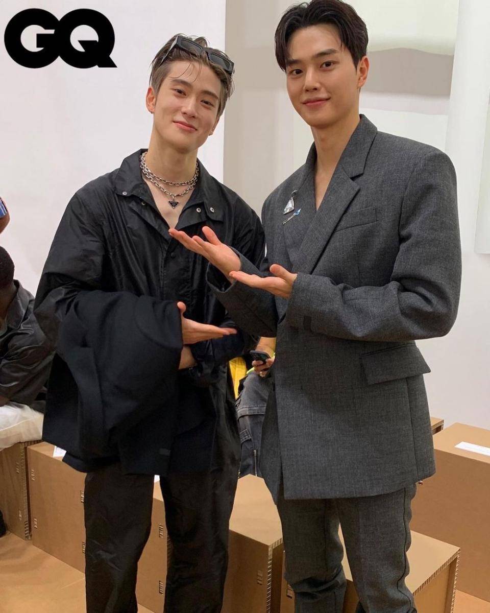 Jaehyun NCT dan Song Kang (instagram.com/gqthailand)