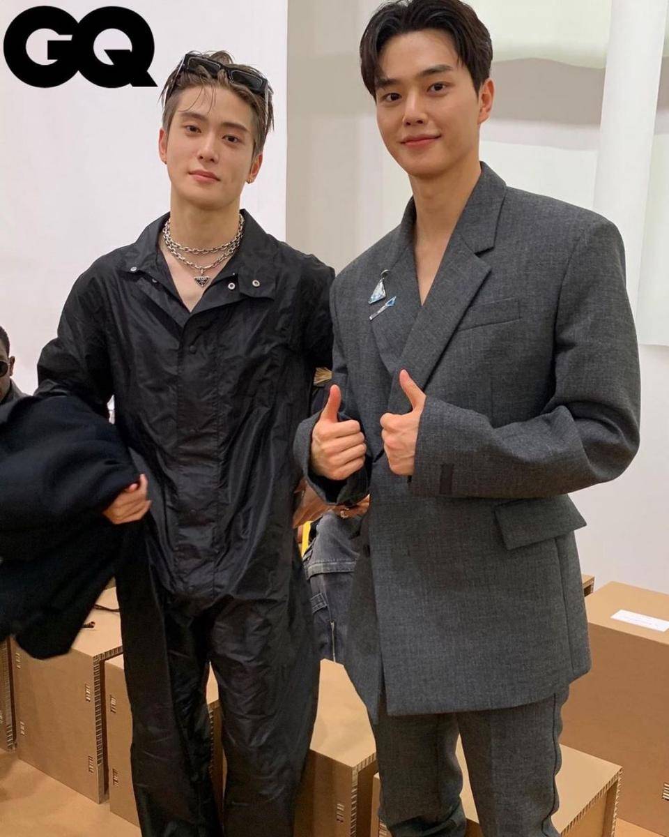 Jaehyun NCT dan Song Kang (instagram.com/gqthailand)