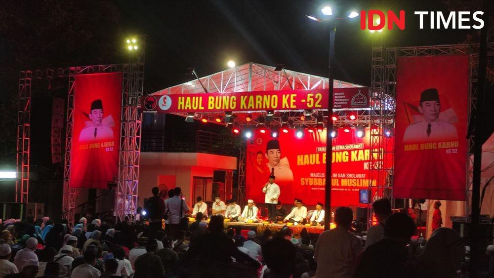 Acara Haul Bung Karno ke-52 di Masjid At-Taufiq, Lenteng Agung, Jakarta Selatan. (IDN Times/Yosafat Diva)