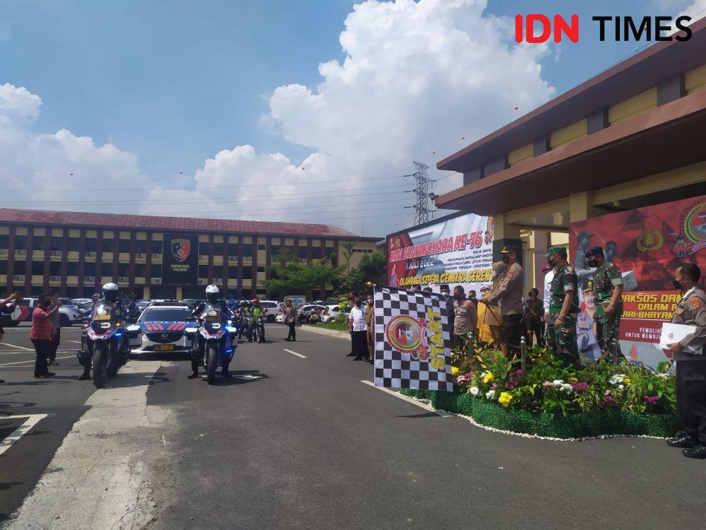 HUT Bhayangkara ke-76, Polda Lampung Tebar 7.600 Paket Sembako