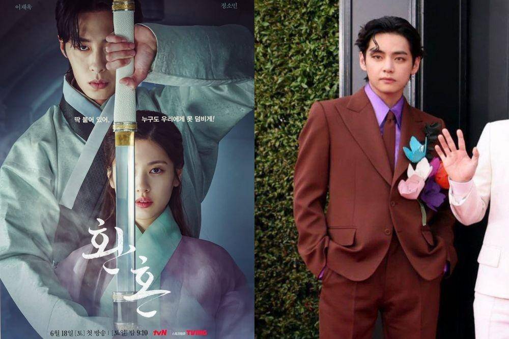 Poster Alchemy of Soul (instagram.com/tvn_drama) | V BTS (instagram.com/thv)