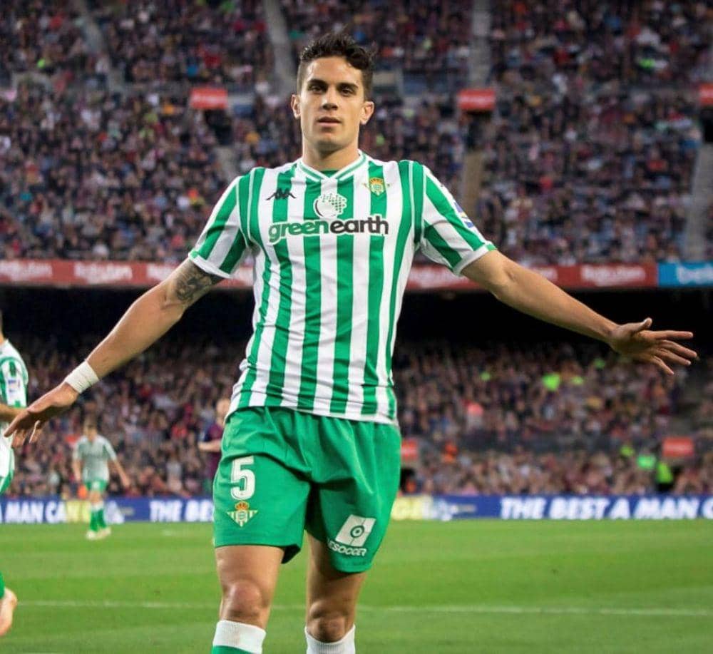 Marc Bartra saat memperkuat Real Betis di LaLiga. (instagram.com/marcbartra)