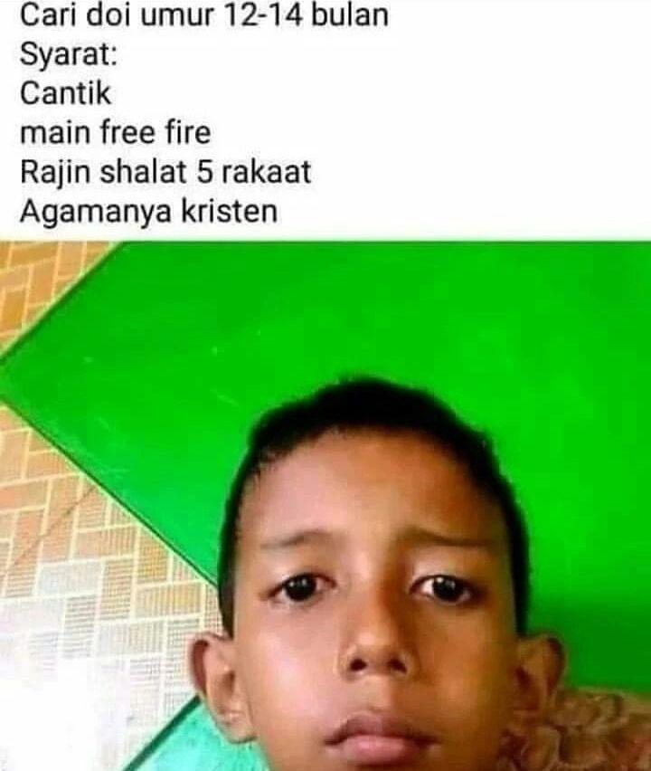 status kocak bocil cari pacar (instagram.com/memeindonesiareal)