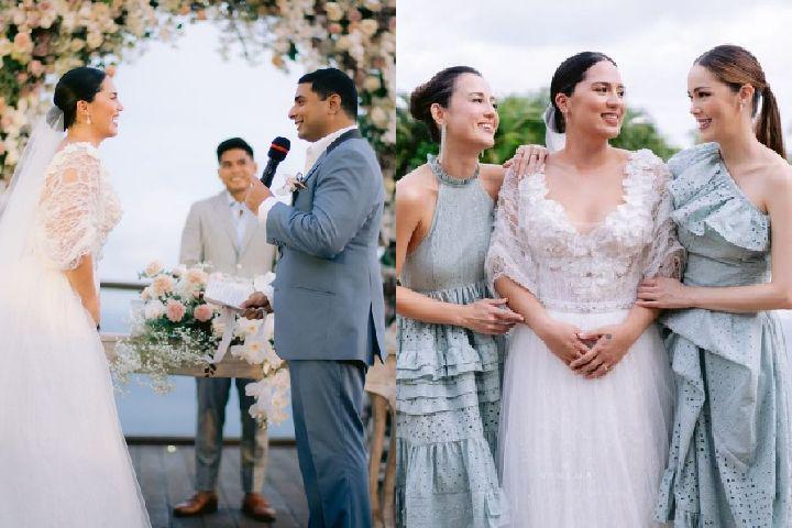 10 Potret Syahdu Pernikahan Adik Bungsu Cathy Sharon dan Julie Estelle