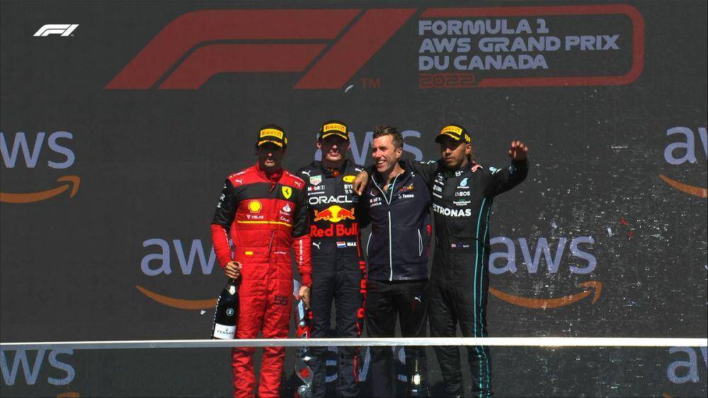 suasana podium GP Kanada 2022 (twitter.com/F1)