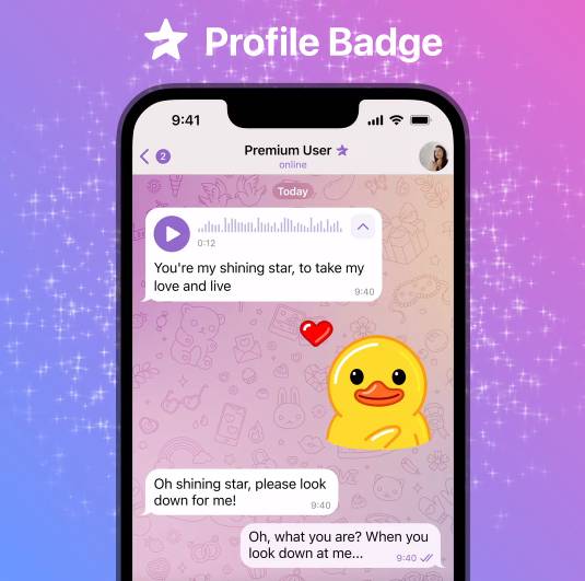 badge khusus Telegram Premium (telegram.org)