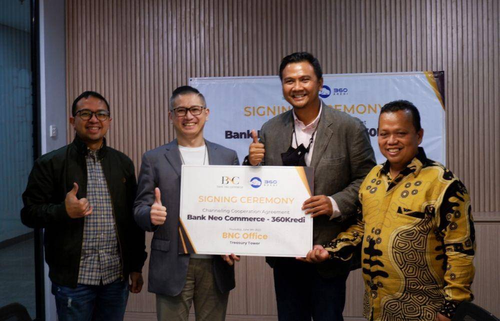 Bank Neo Commerce salurkan kredit Rp60 miliar melalui fintech peer to peer (P2P) lending 360Kredi. (dok. 360Kredi)
