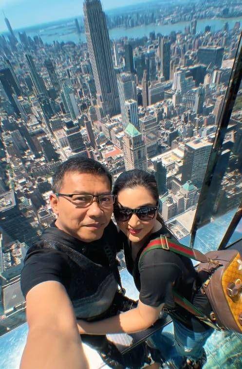 Keluarga Hermansyah di Summit One Vanderbilt (Instagram.com/ananghijau/)