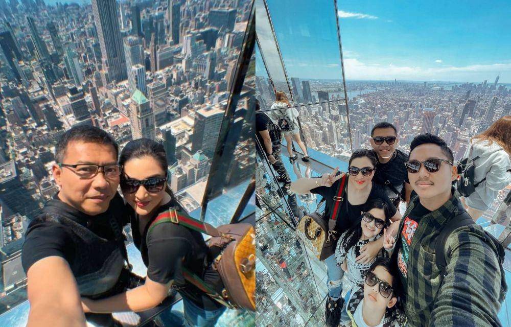 Keluarga Hermansyah di Summit One Vanderbilt (Instagram.com/ananghijau/ | Instagram.com/ashanty_ash/)