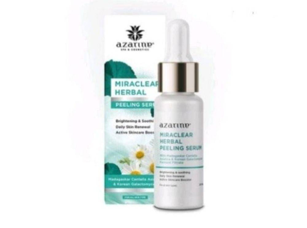 Azarine Miraclear Herbal Peeling Serum (tokopedia.com/Inimelmel Online Shop)