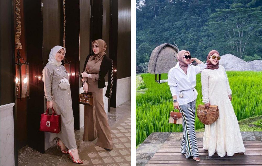 9 Potret Kebersamaan Syahrini dan Sang Adik, Sibling Goals Abis!