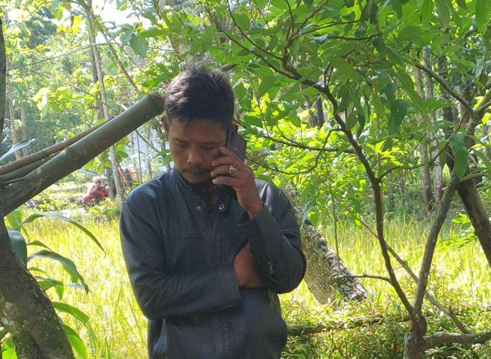 Ribut Jemani, orang tua YTL yang diculik dan dianiaya karena dituduh mencuri tabung LPG. (IDN Times/Daruwaskita)