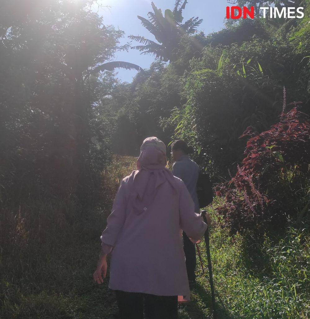 Ilustrasi trekking (IDN Times/Dhiya Awlia Azzahra)