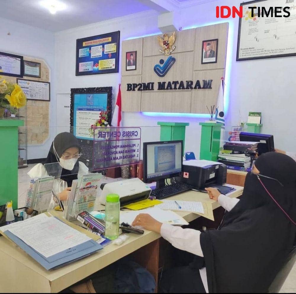Peserta yang mendaftar program G to G ke Jerman. (Dok. UPT BP2MI NTB)