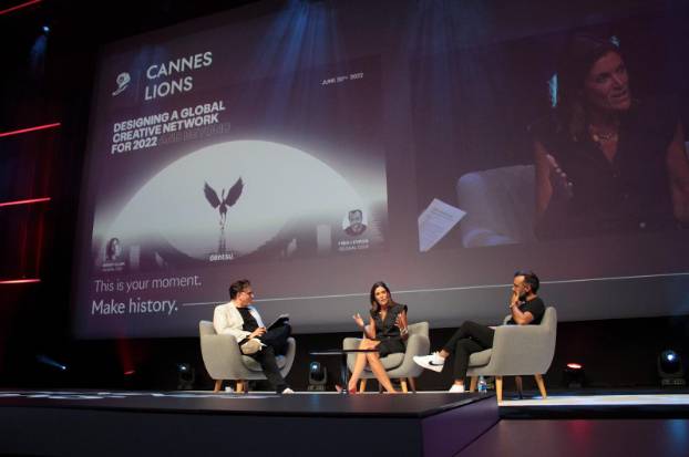 Wendy Clark dan Fred Levron di Cannes Lions, The International Festival of Creativity, 20 Juni 2022 (Dok.Dentsu)