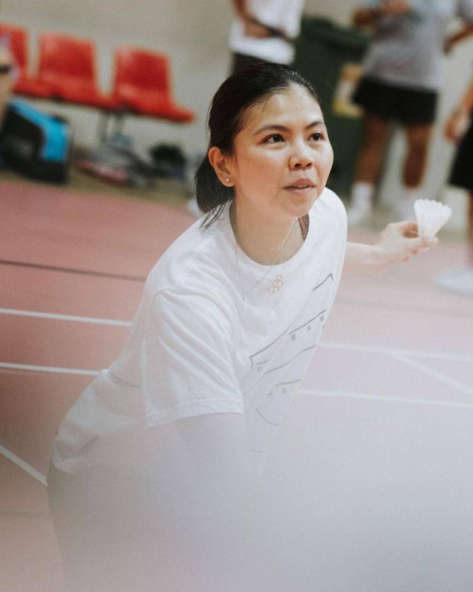 potret Vidi Aldiano dan Raisa latihan badminton bareng (instagram.com/vidialdiano)