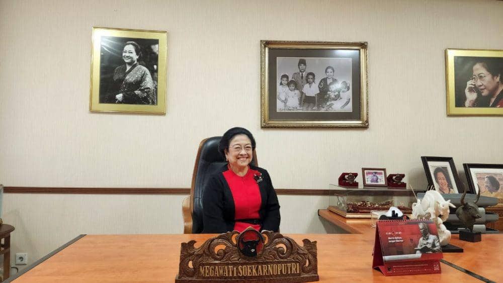 Ketua Umum PDIP, Megawati Soekarnoputri di Sekolah Partai DPP PDIP, Lenteng Agung, Jakarta Selatan (dok. PDIP)