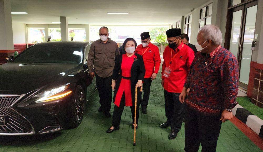 Ketua Umum PDIP, Megawati Soekarnoputri di Sekolah Partai DPP PDIP, Lenteng Agung, Jakarta Selatan (dok. PDIP)
