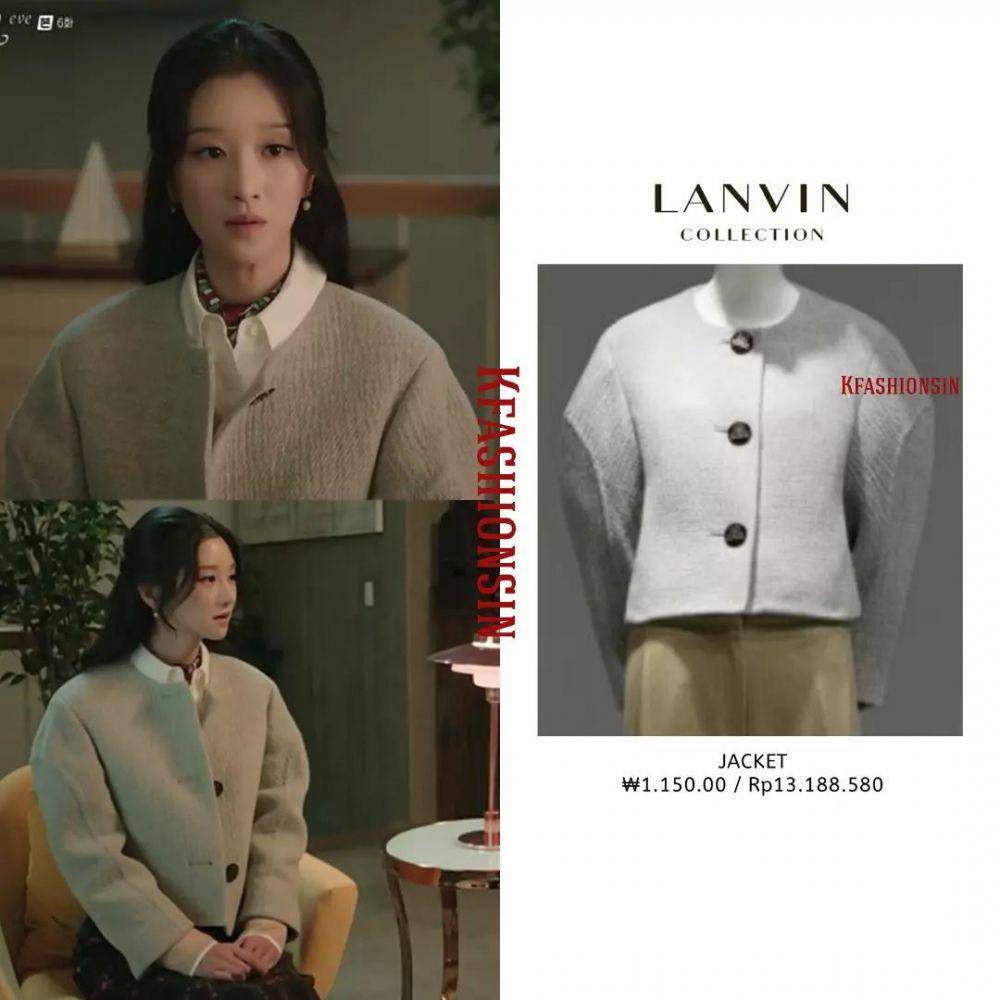 Harga Outfit Seo Ye Ji di KDrama Eve (instagram.com/kfashionsin)