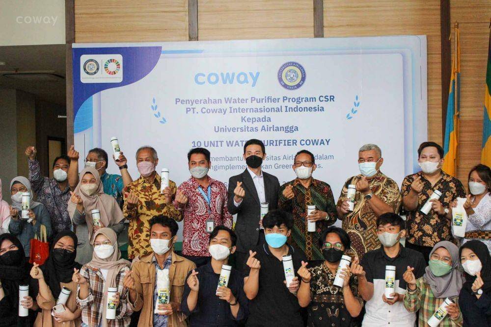 Coway Indonesia dukung program Green Campus di Universitas Airlangga (Dok. PT. Coway International Indonesia)