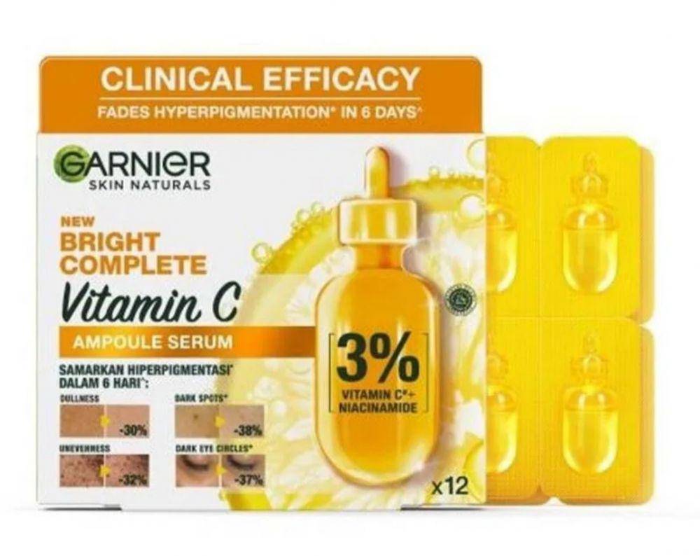 Garnier Bright Complete Vitamin C Ampoule (tokopedia.com)