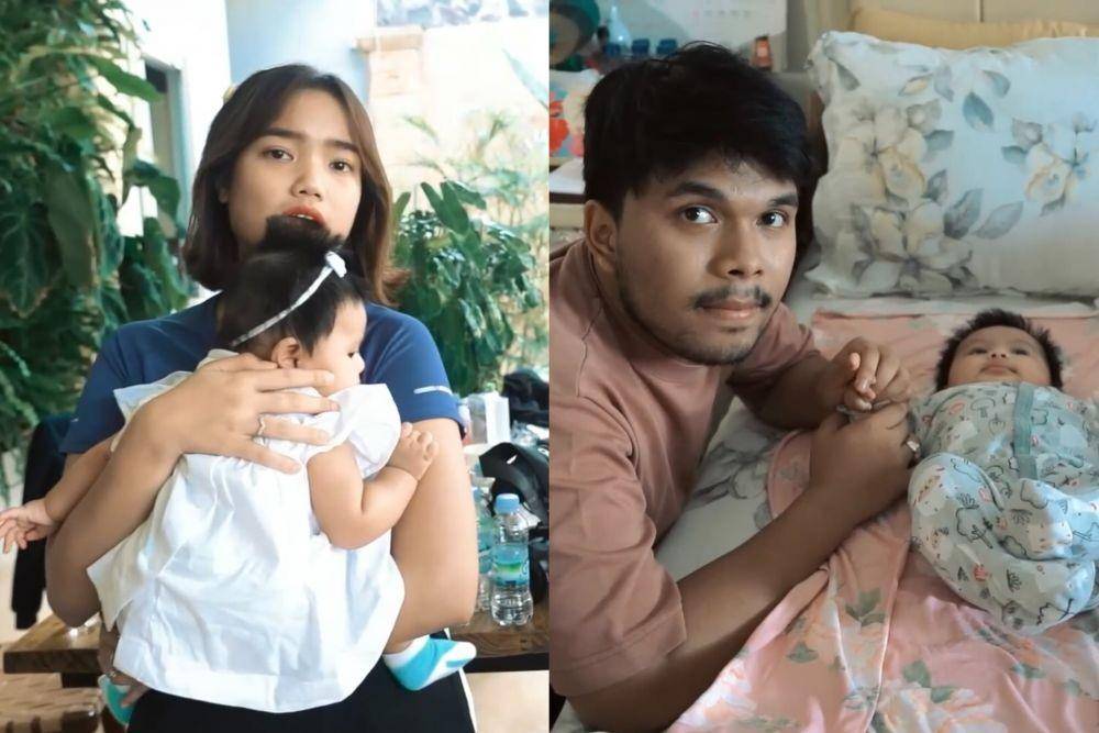 momen Ameena diasuh Thariq dan Fuji di rumah Krisdayanti (youtube.com/attahalilintar)