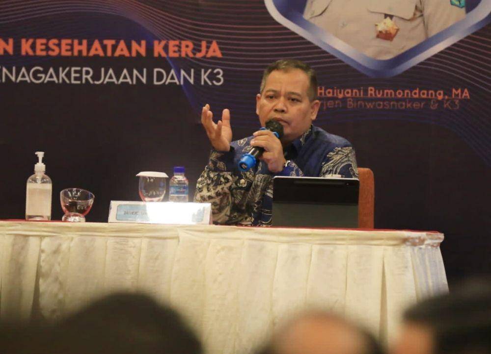 Direktur Bina Pengujian K3 Kemnaker, Muhamad Idham. (Dok. Kemnaker)