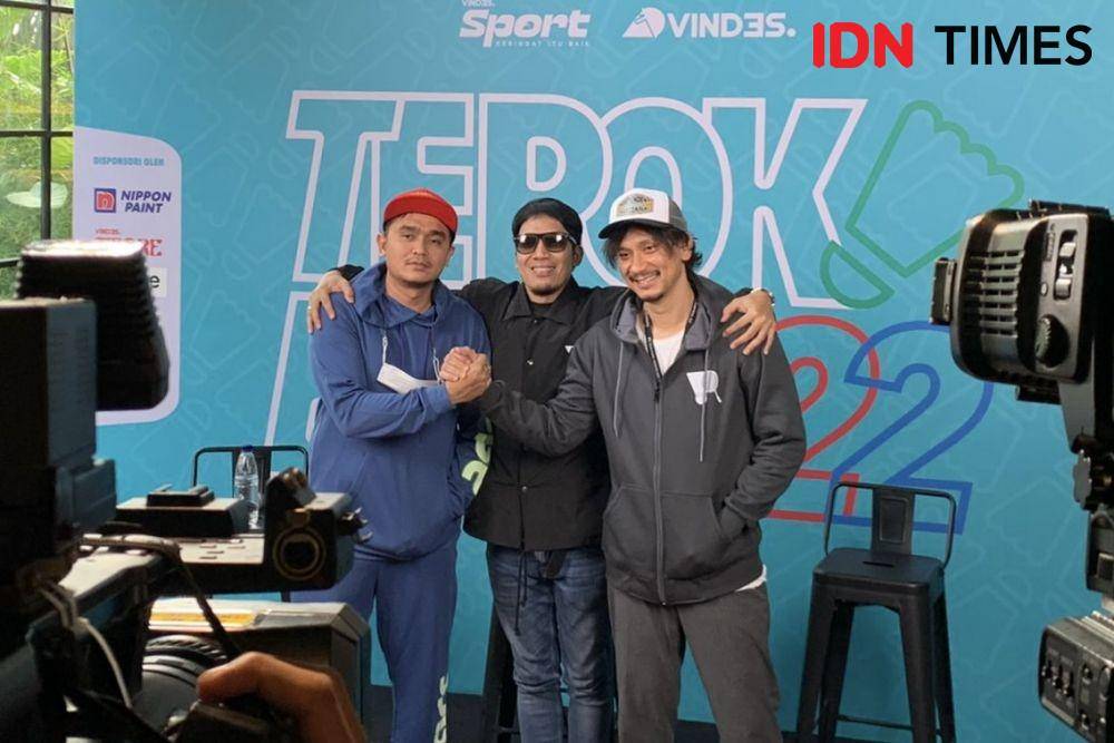 konferensi pers Vindes Sport Tepok Bulu 2022 (IDN Times/Rafifa Shabira)