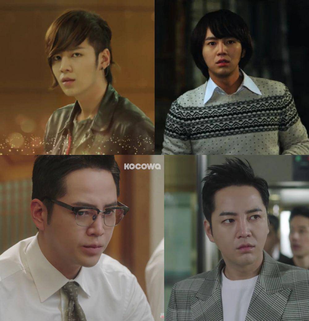 Jang Geun Suk di drama Love Rain (youtube.com/Monsterunion Studio) | Jang Geun Suk di drama Switch (youtube.com/KOCOWA TV)