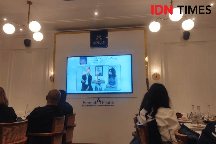 Acara Media Dinner Adelle Jewellery, Senin (20/6/2022). IDN Times/Tyas Hanina