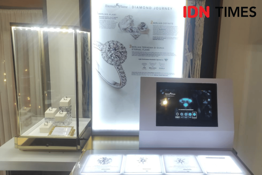Acara Media Dinner Adelle Jewellery, Senin (20/6/2022). IDN Times/Tyas Hanina