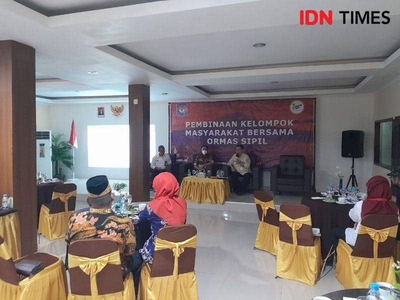 Jalannya kegiatan Pembinaan Kemitraan kepada Ormas Sipil di PPU oleh Kemendagri (IDN Times/Ervan)