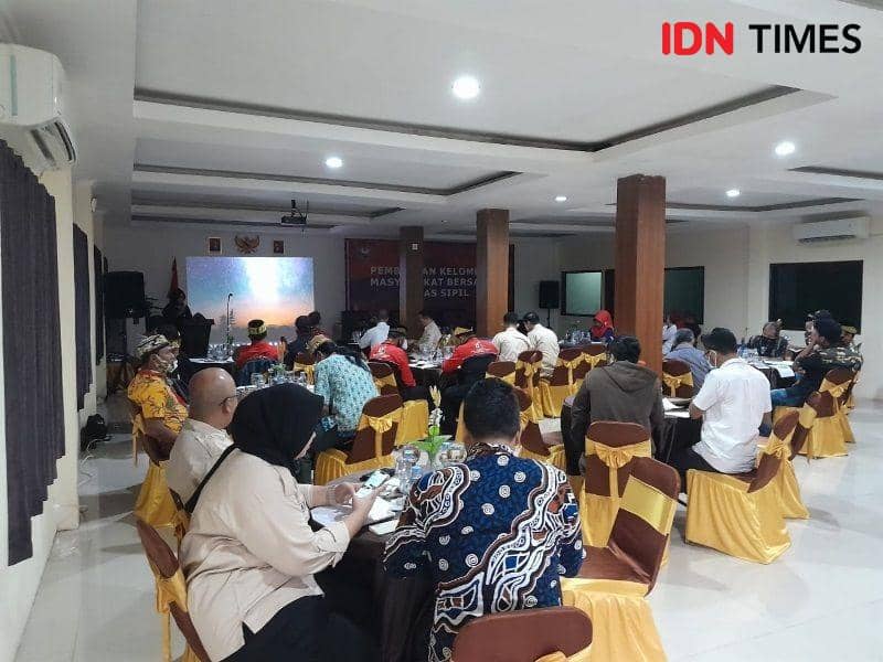 Jalannya kegiatan Pembinaan Kemitraan kepada Ormas Sipil di PPU oleh Kemendagri (IDN Times/Ervan)