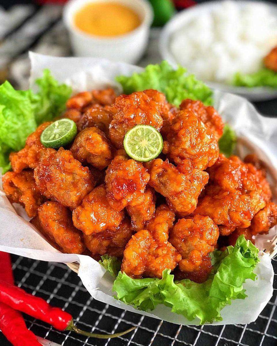 Spicy chicken bites (instagram.com/linagui.kitchen)